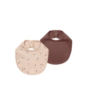 Jersey Snap Bib || Tulips, Plum