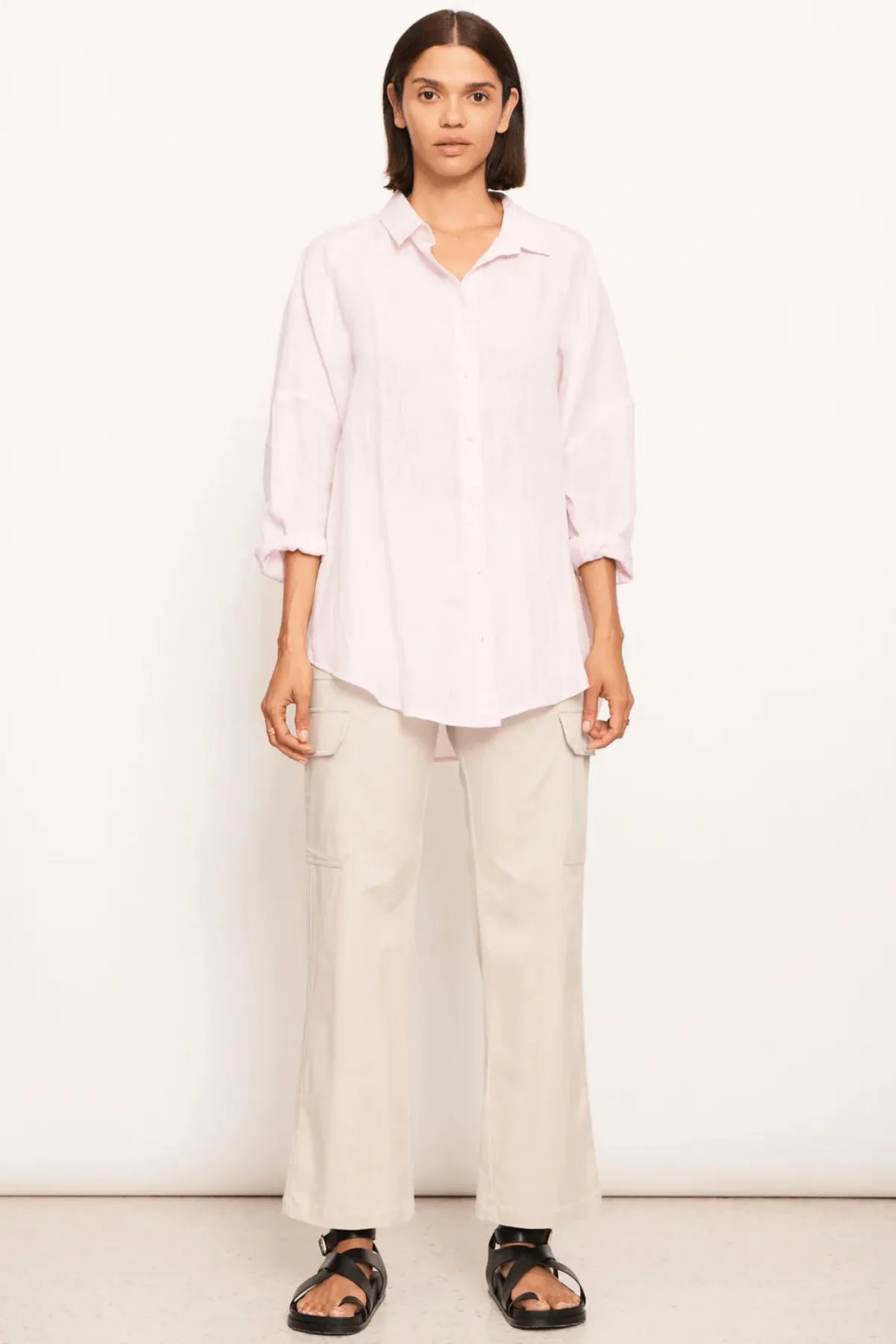 JOSS SHIRT PINK DENIM
