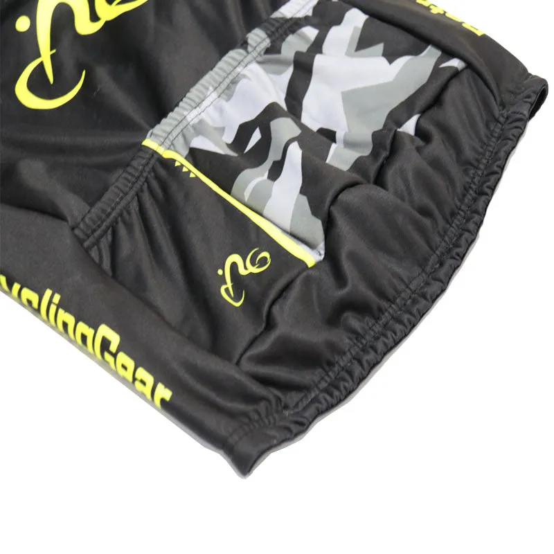KAS Yellow Fleece Retro Long Sleeves Jerseys