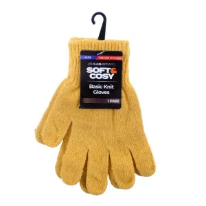 Kids Basic Knitted Gloves