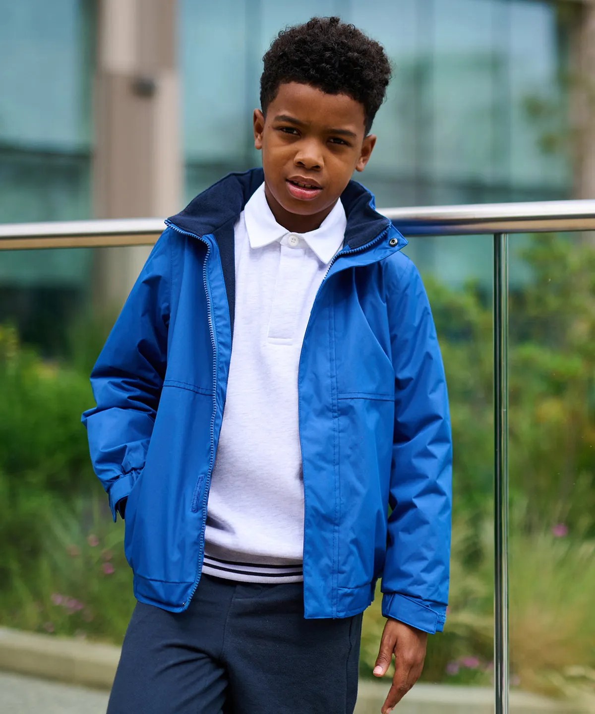 Kids Dover jacket | Black/Ash