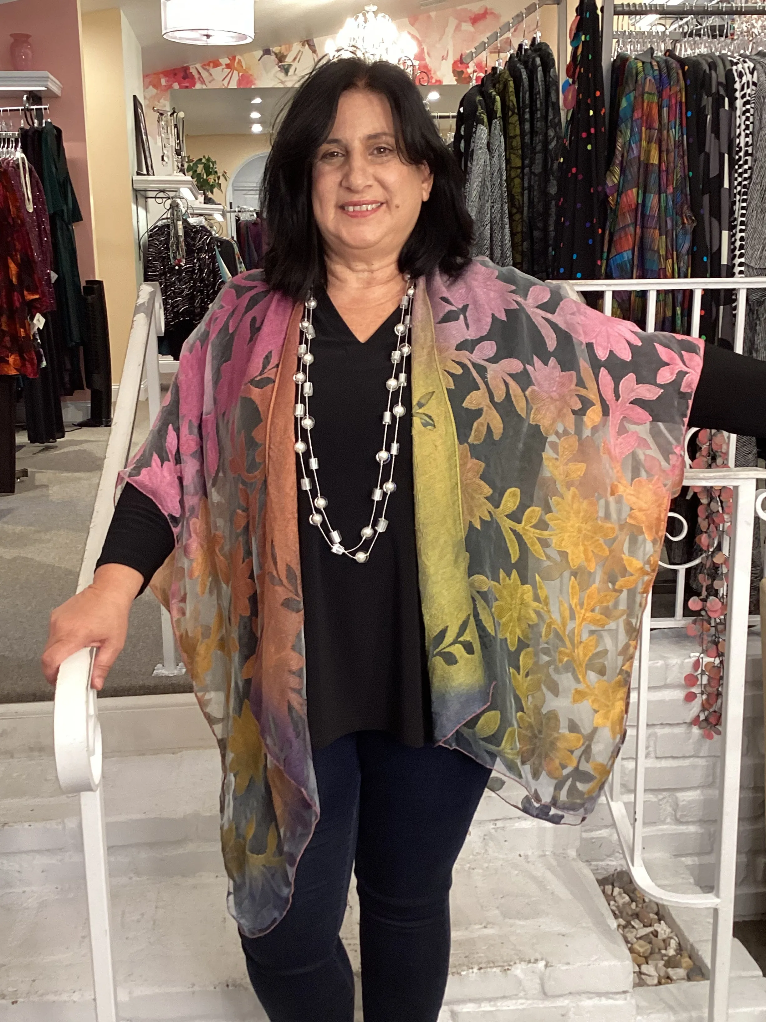 KIMONO HAND DYED - #113