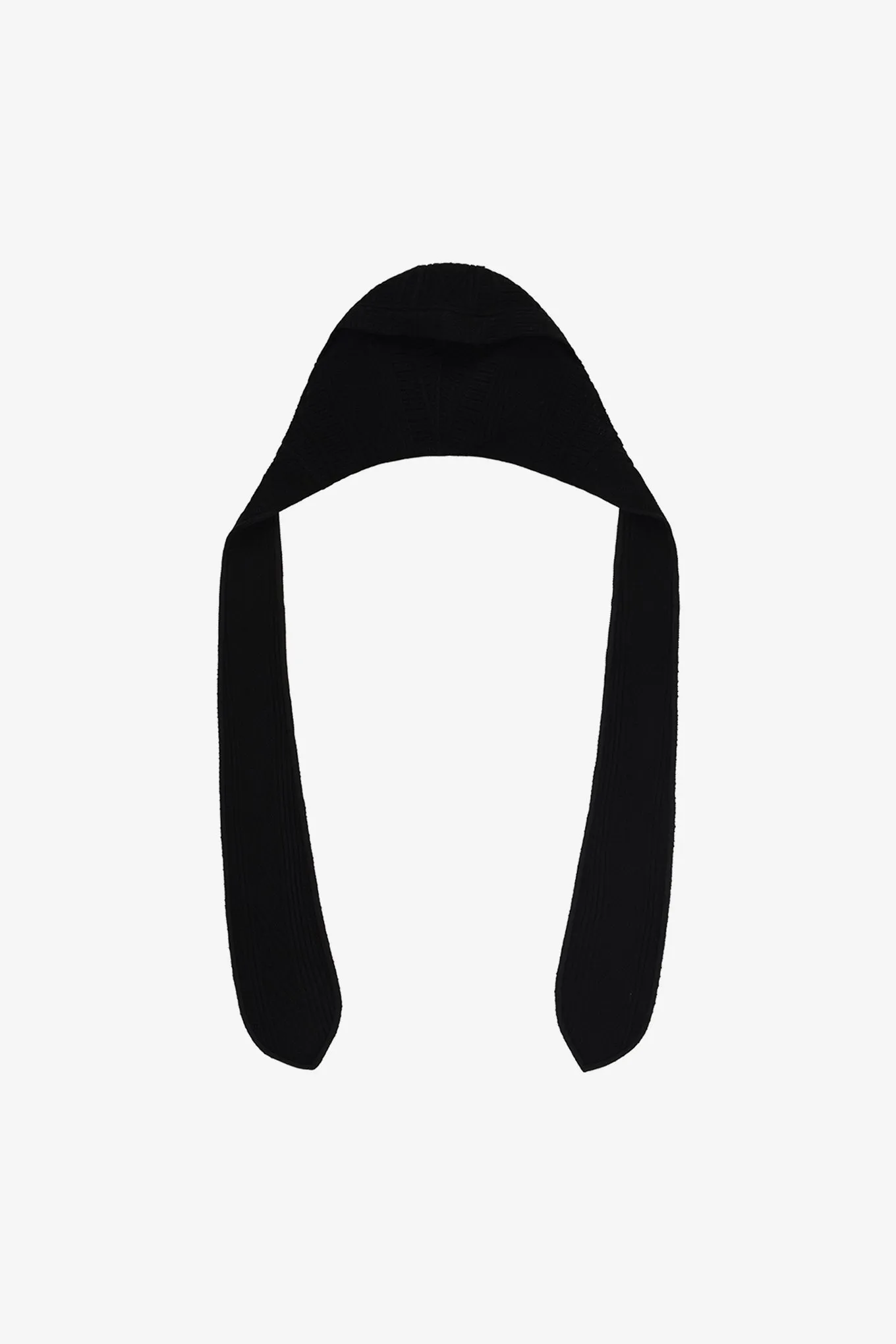 KNIT HOOD SCARF