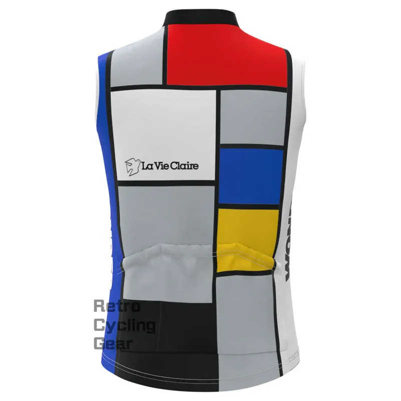 LA Vie Claire Fleece Retro Cycling Vest