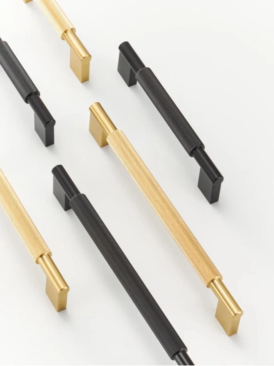 LACIE / Solid Brass Knurled Handles