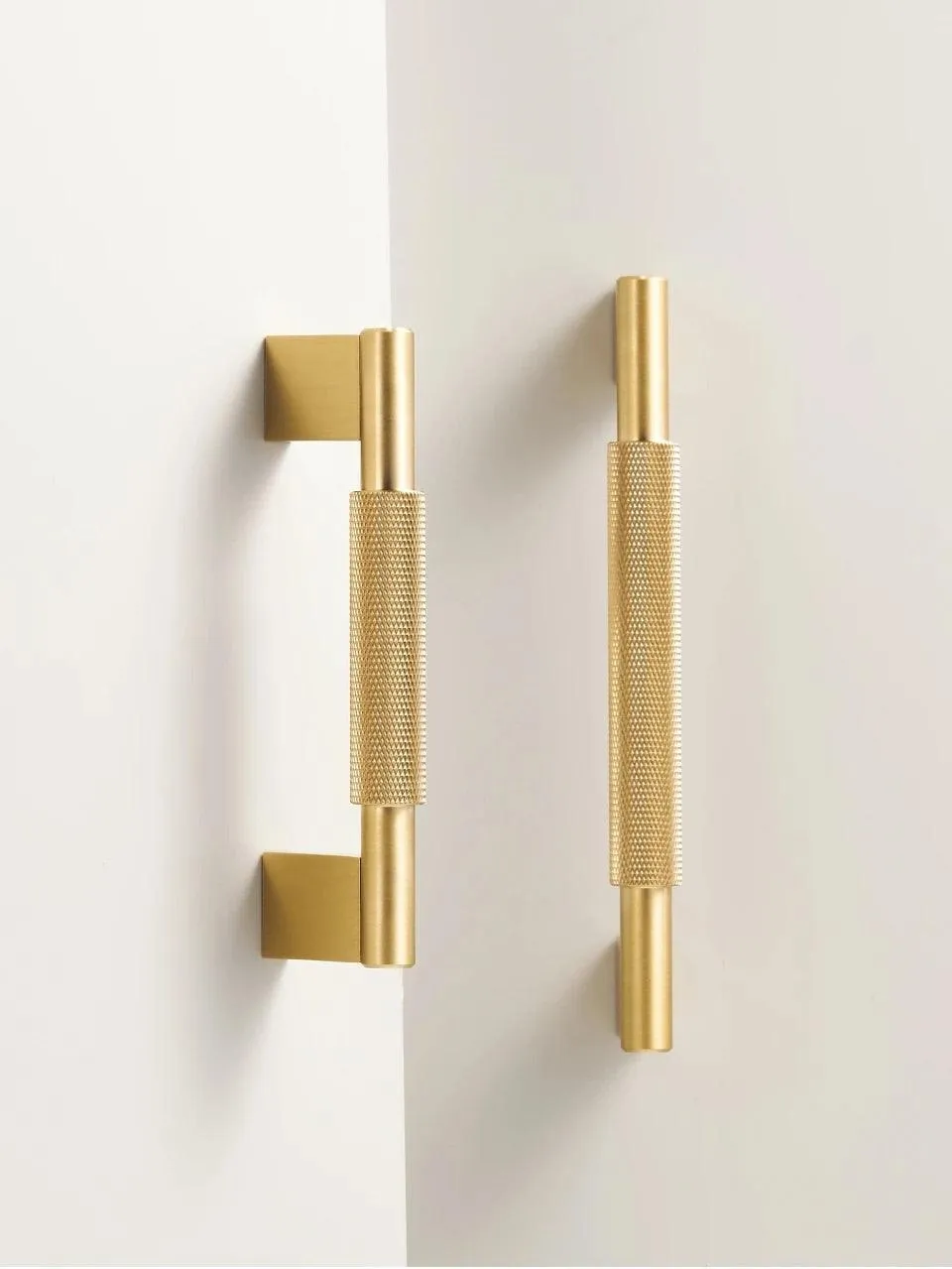 LACIE / Solid Brass Knurled Handles