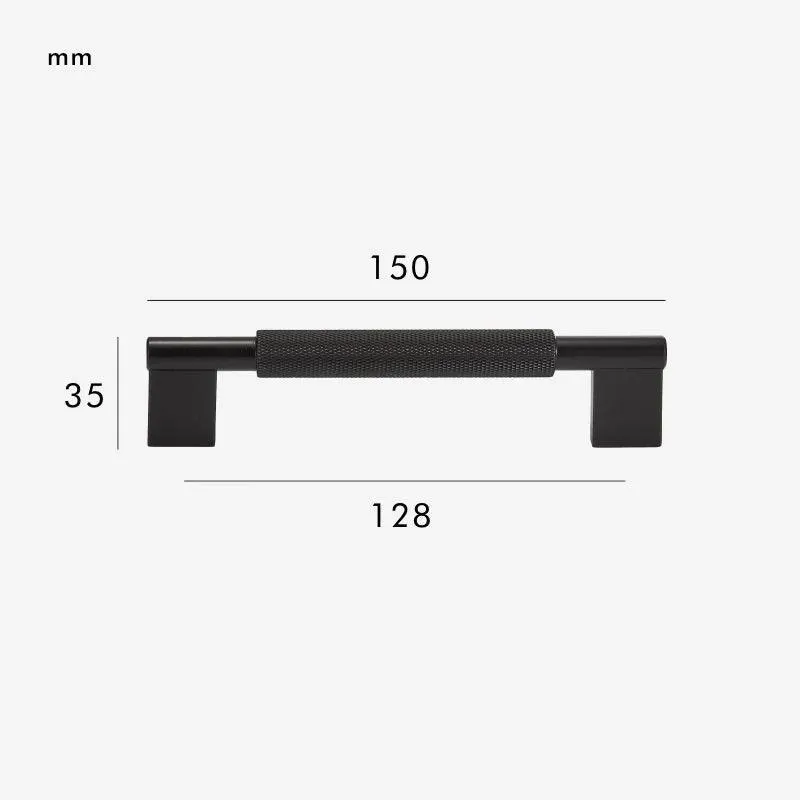 LACIE / Solid Brass Knurled Handles