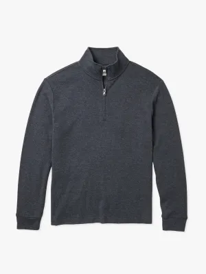 Larchmont Seawool Quarter-Zip | Charcoal