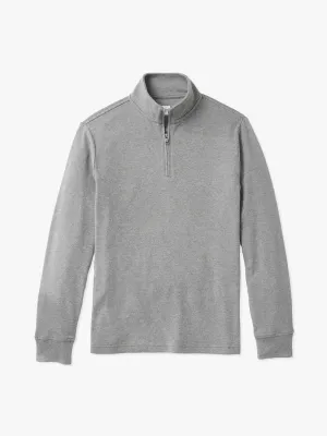 Larchmont Seawool Quarter-Zip | Heather Grey