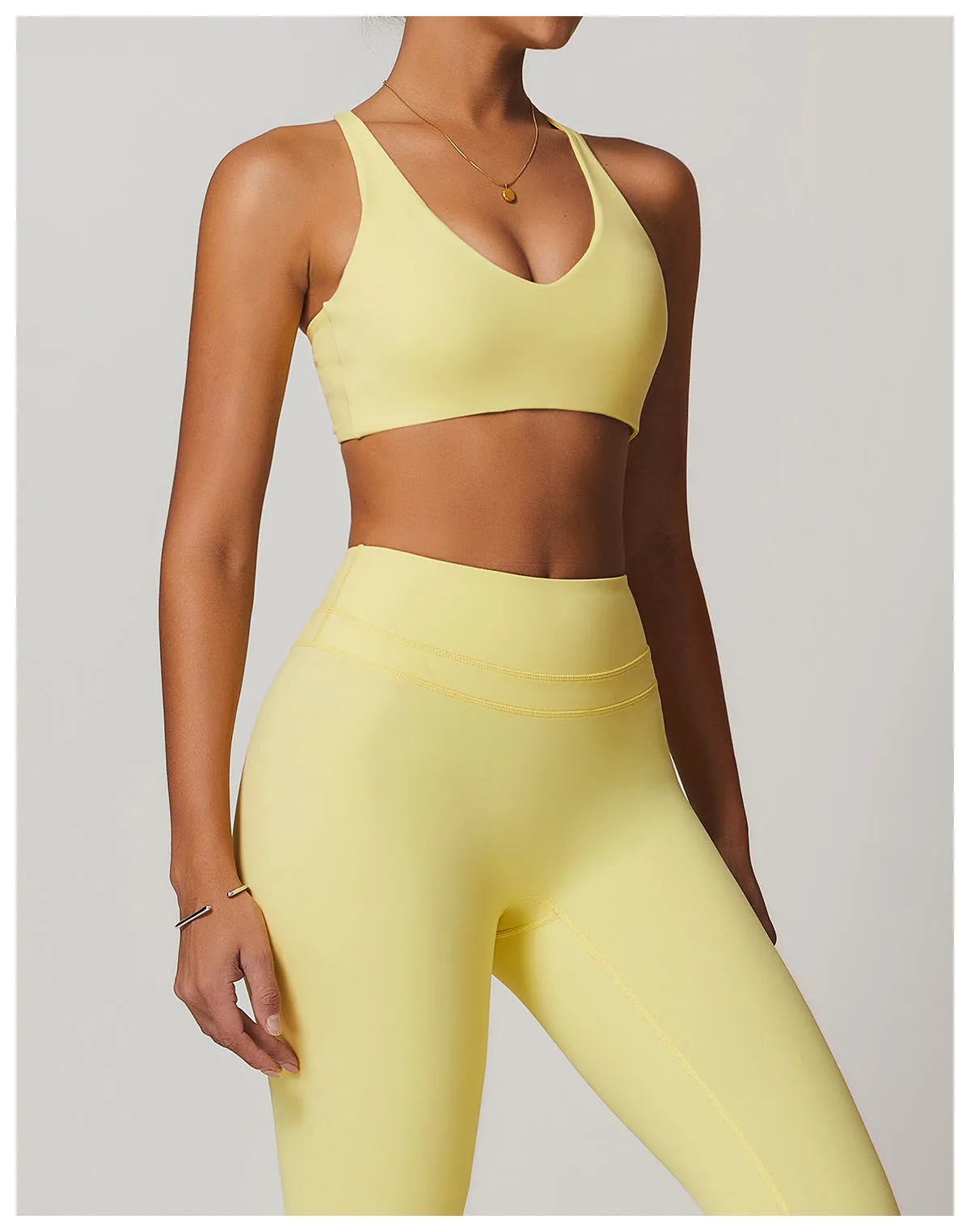 Lattice-Back Sports Bra