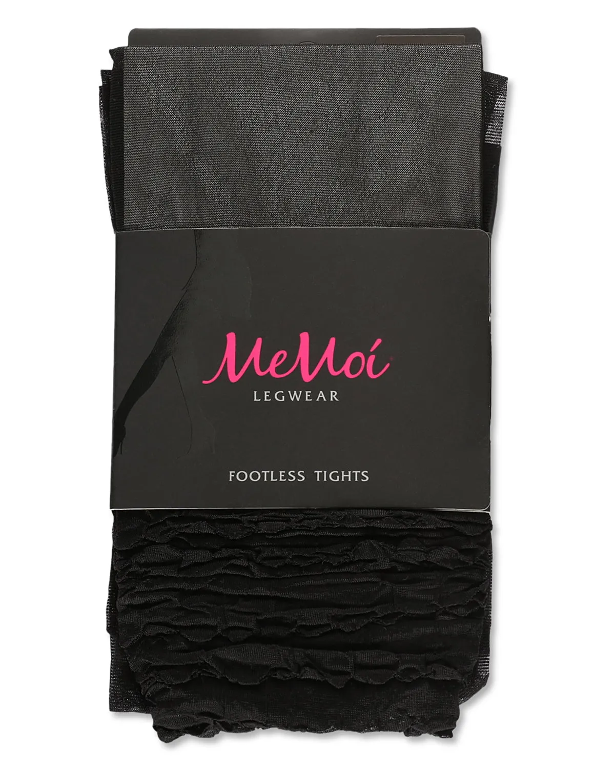 Layered Ruffles Sheer Footless Tights