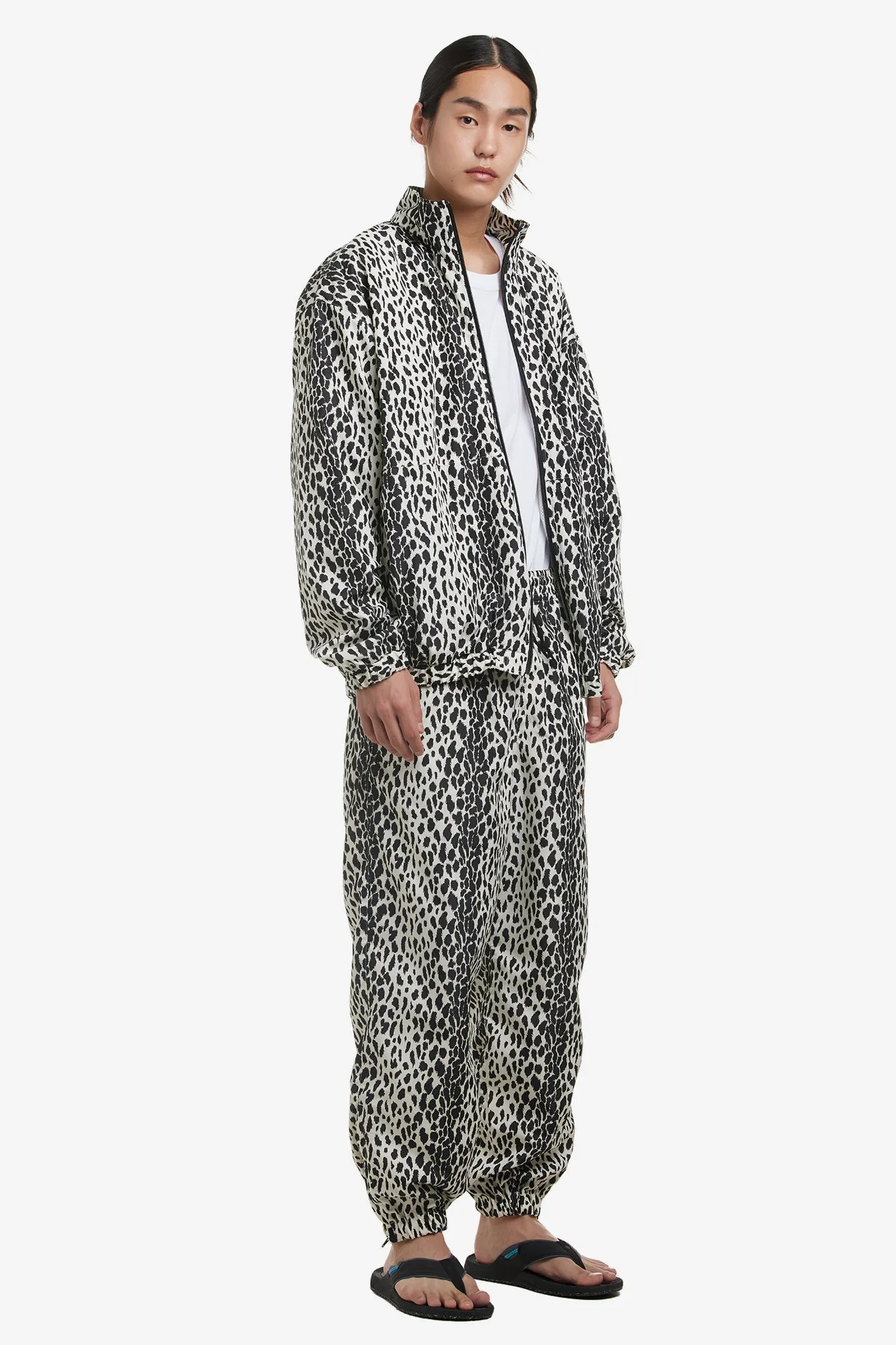 LEOPARD TRACK JACKET -A-
