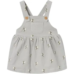Lil'Atelier Mirage Gray Nelly Loose Coduroy Skirtall
