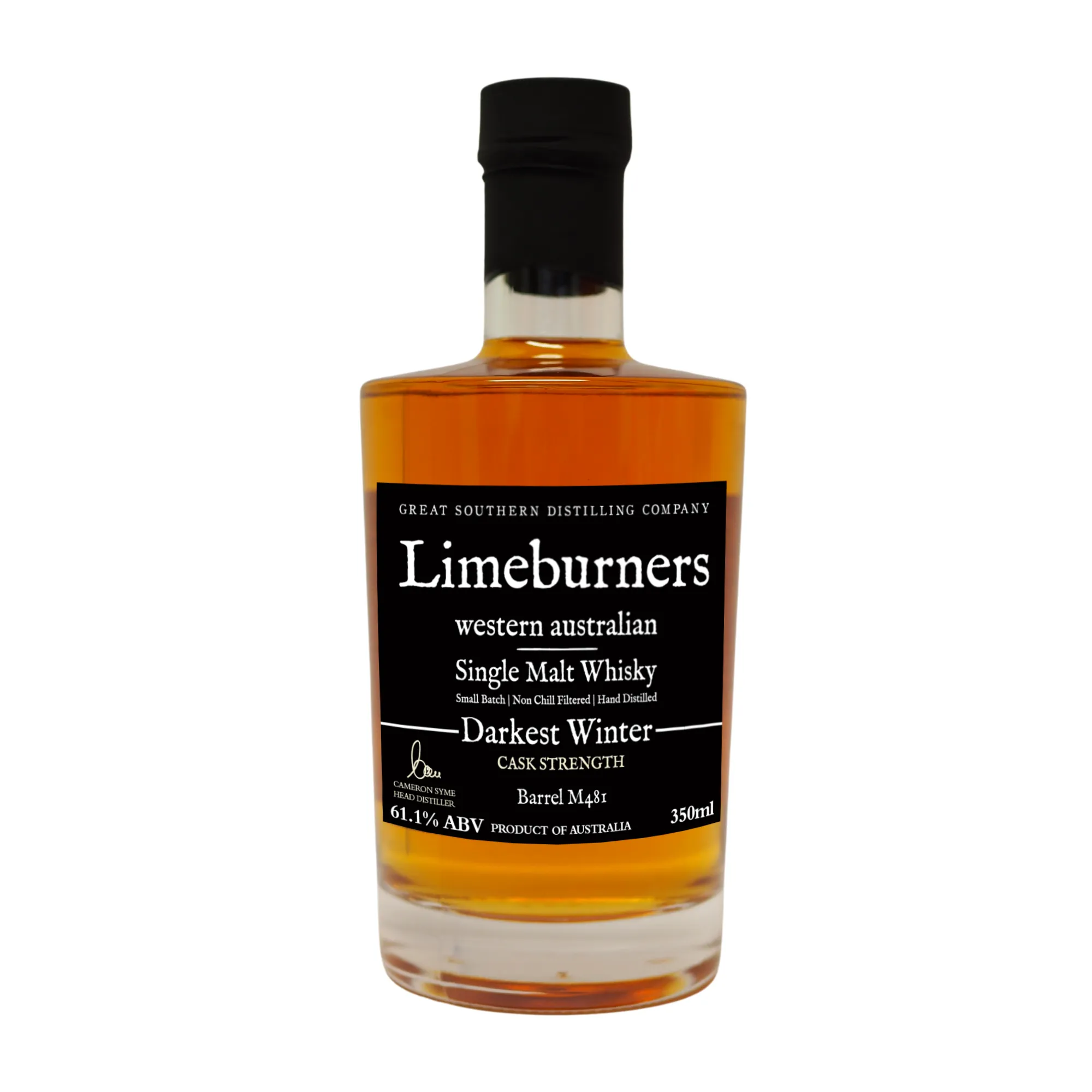 Limeburners Single Malt Whisky Darkest Winter 61.1% (AWARD M481)