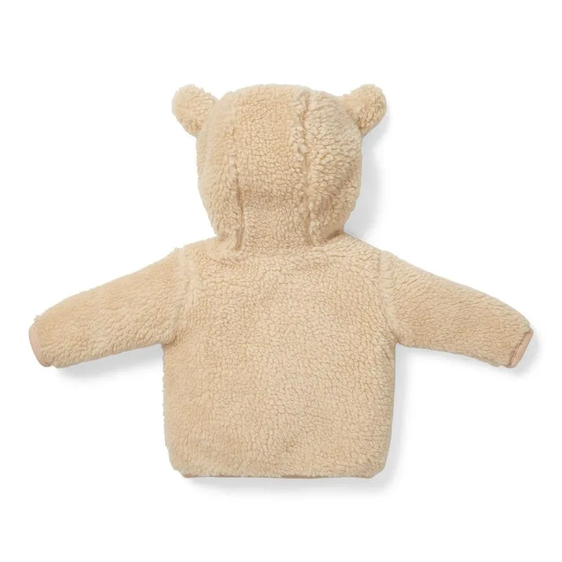 Little Dutch Hooded Teddy Jacket (Sand)