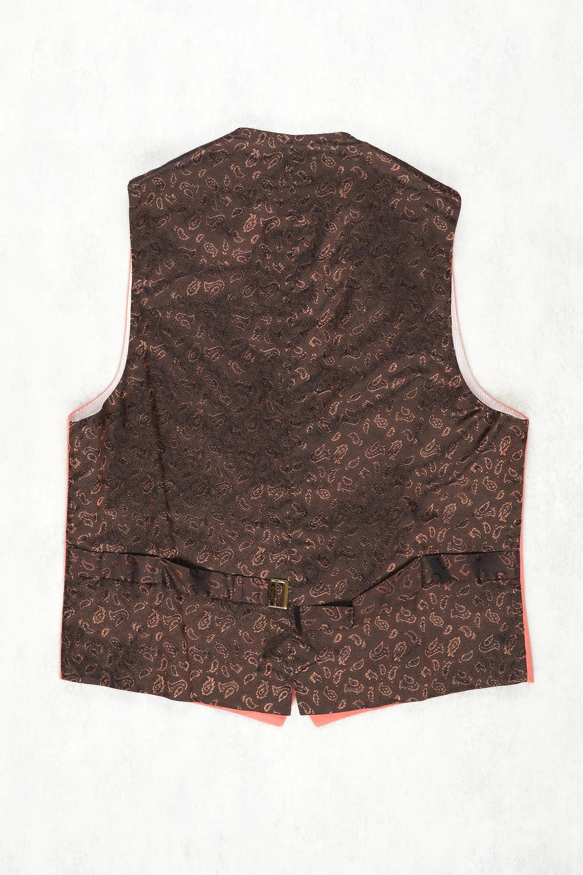 Liverano & Liverano Coral Wool Waistcoat Bespoke
