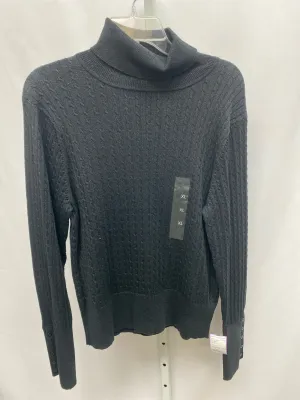 Liz Claiborne Size XL Black Sparkle Long Sleeve Top