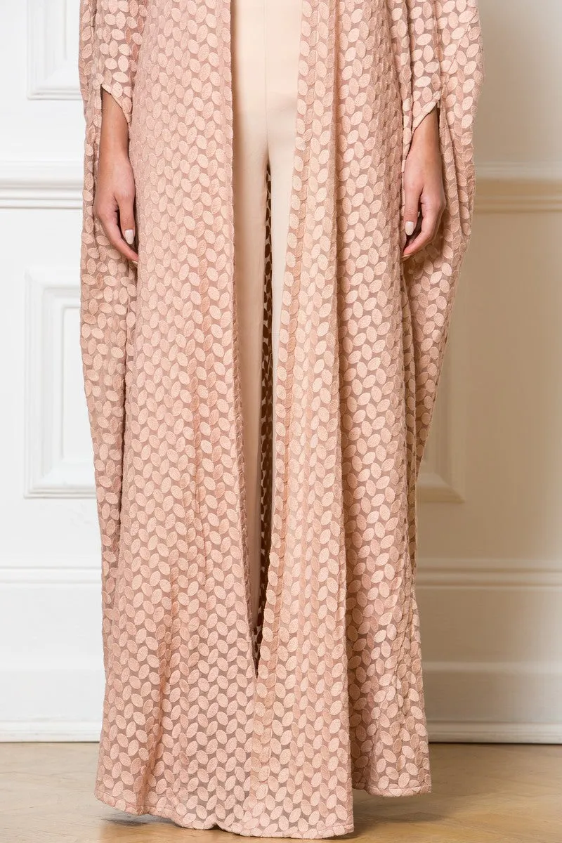 Long Peach Kimono