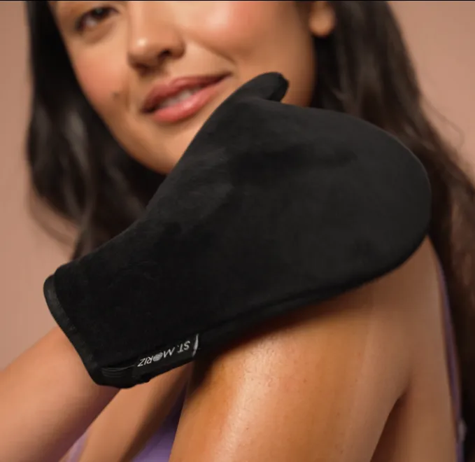 Luxury Double Sided Self Tanning Mitt with Face Mitt Set