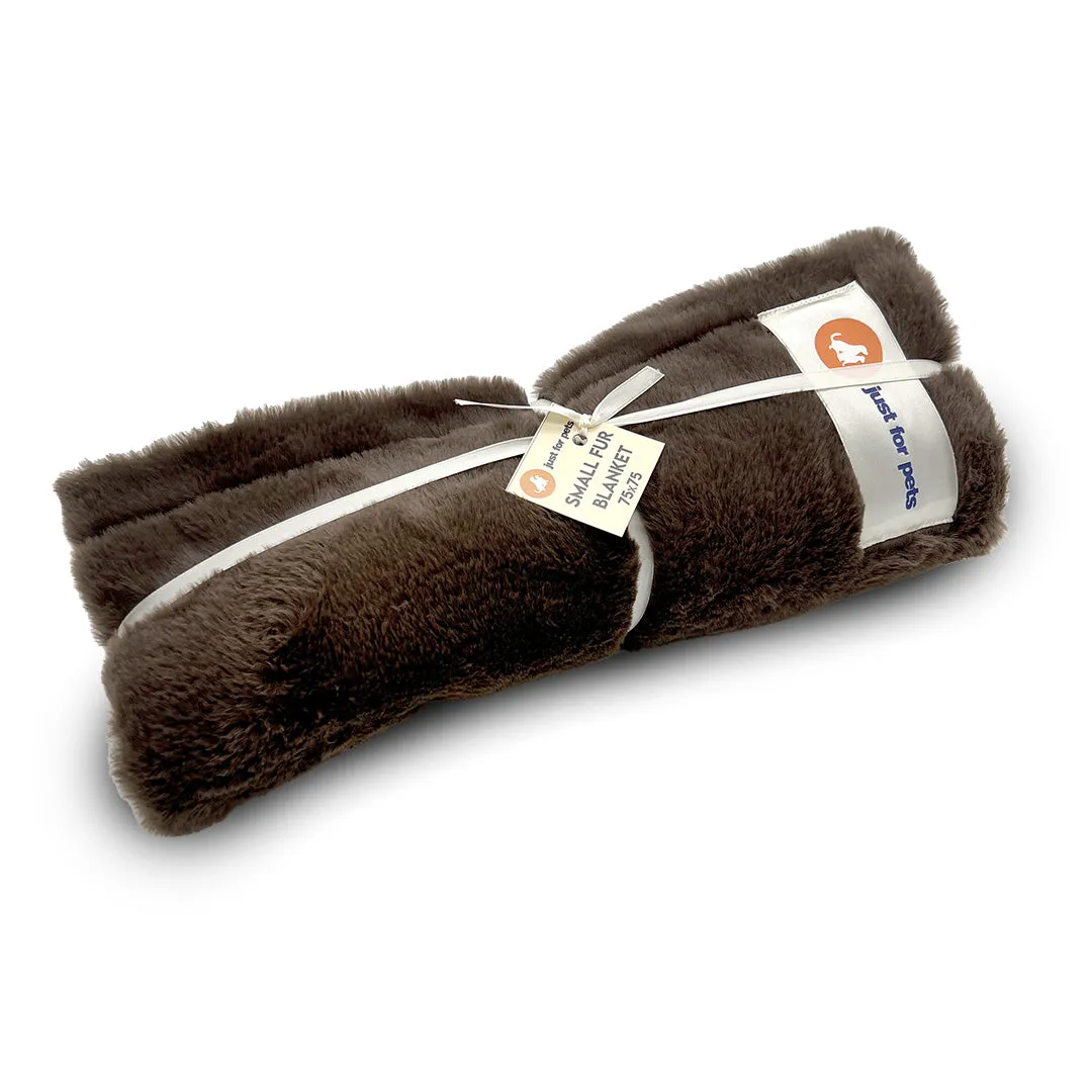 Luxury Fur Pet Blankets: Brown
