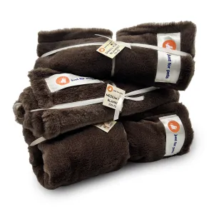 Luxury Fur Pet Blankets: Brown