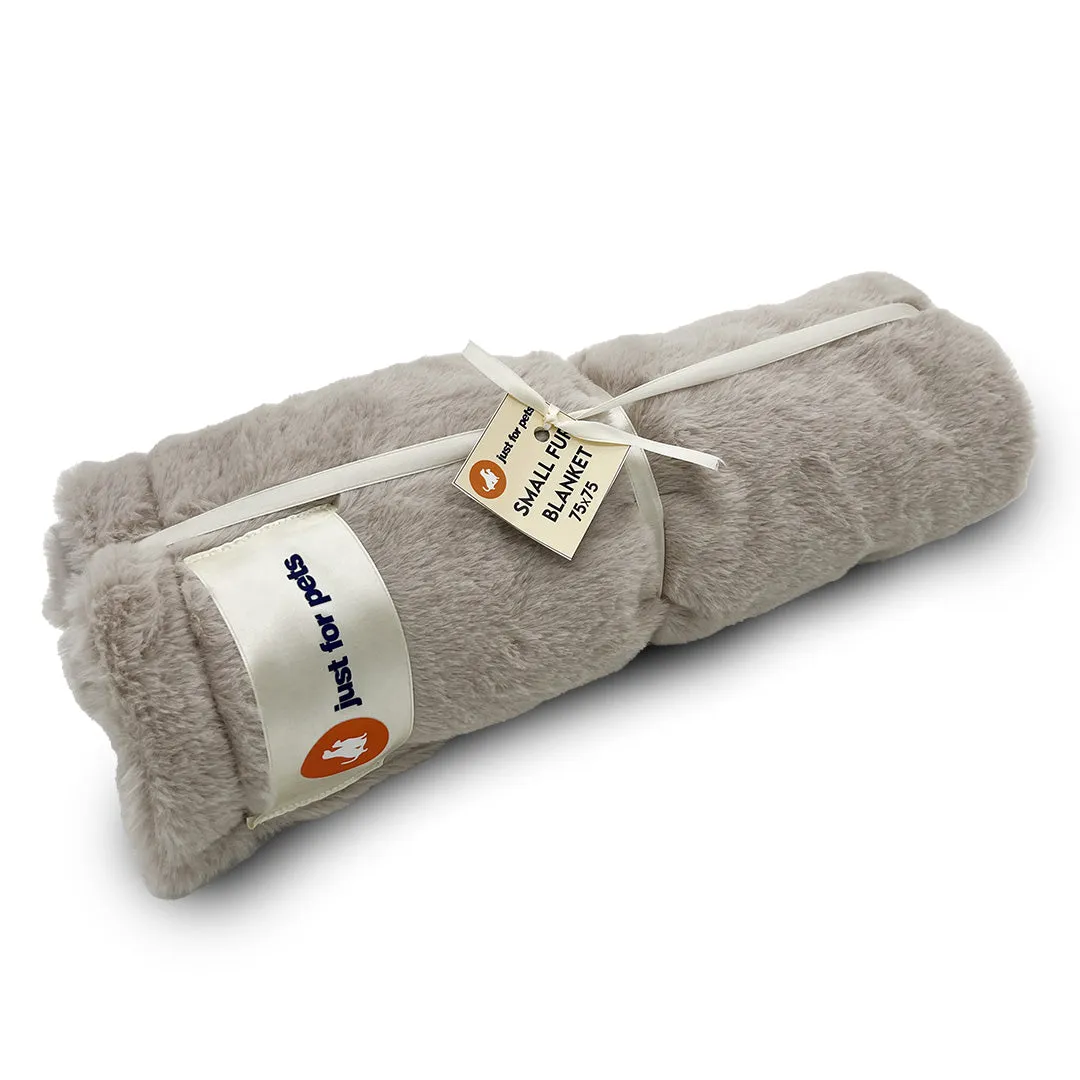 Luxury Fur Pet Blankets: Cream