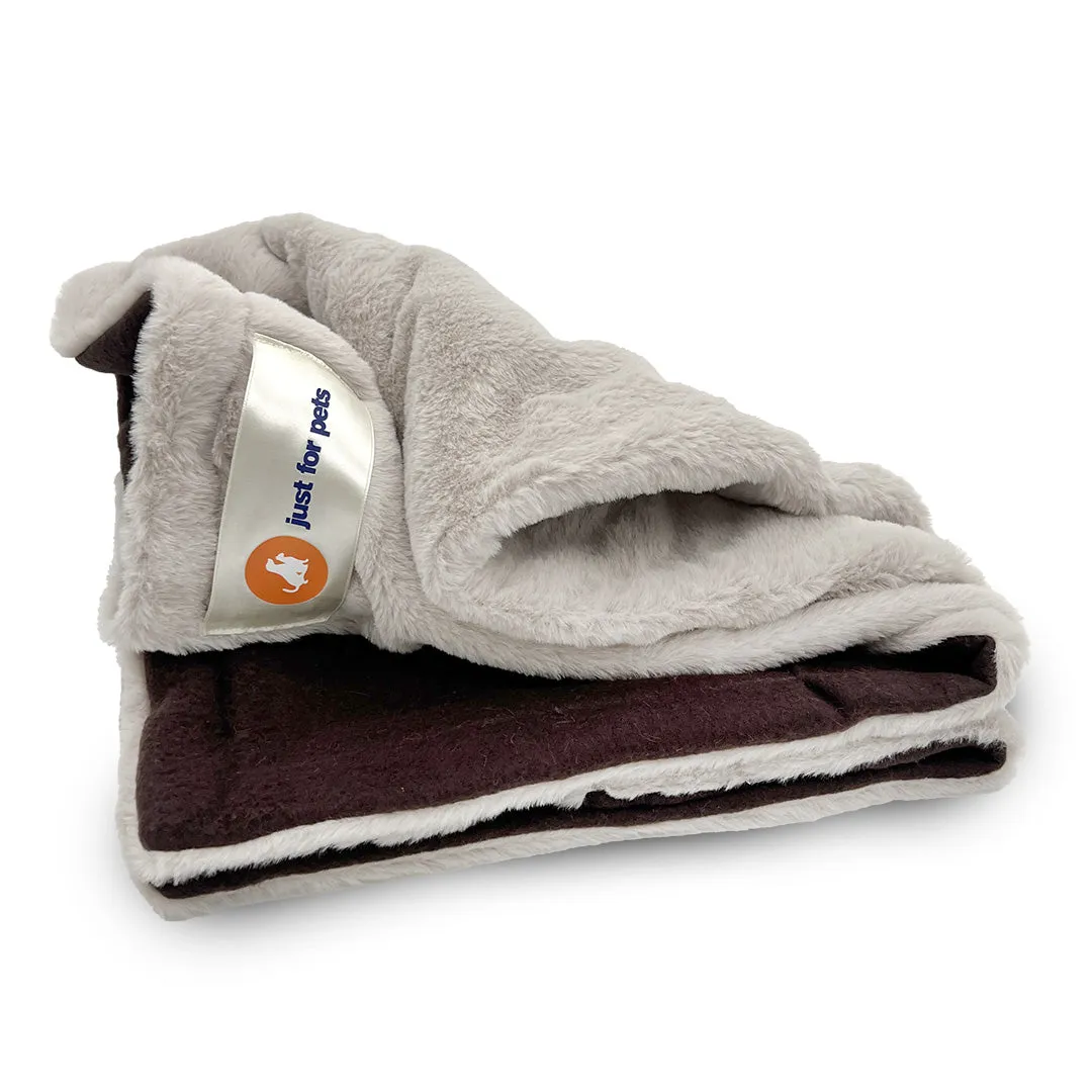 Luxury Fur Pet Blankets: Cream