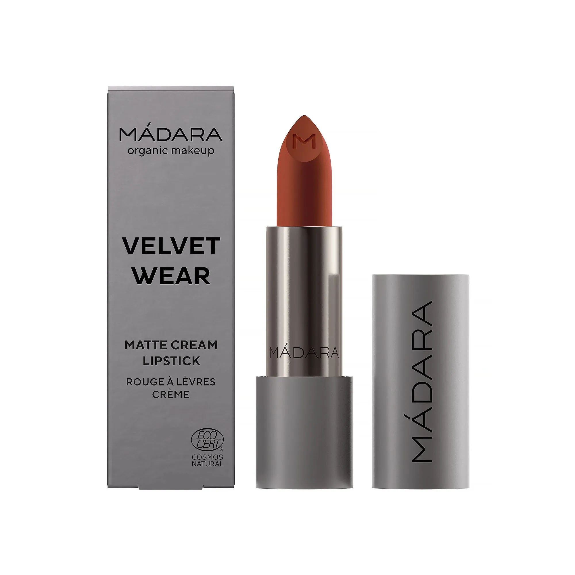 Madara VELVET WEAR Matte Cream Lipstick, #33 MAGMA 3.8g