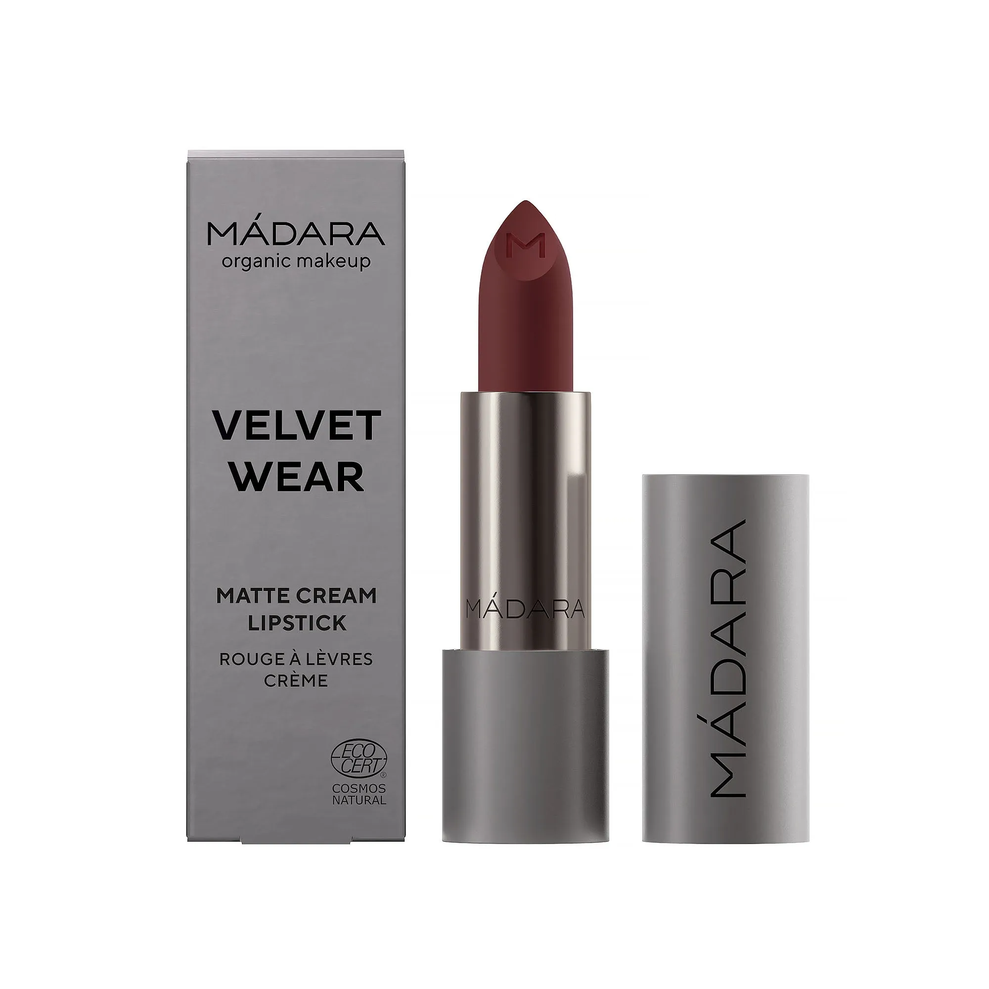 Madara VELVET WEAR Matte Cream Lipstick, #35 DARK NUDE 3.8g