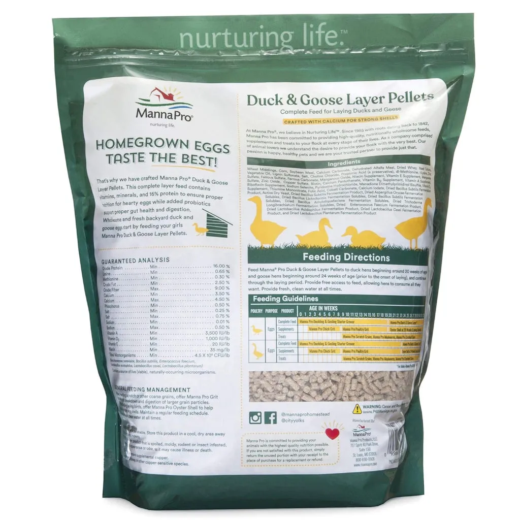 Manna Pro Layer Pellets for Ducks (8 lb)