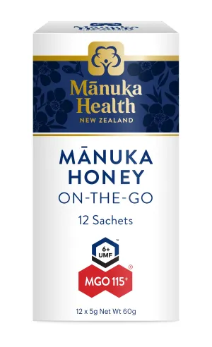 Manuka  Health MGO 100  Manuka Honey OnTheGo Snap Packs BBE 29.12.2024