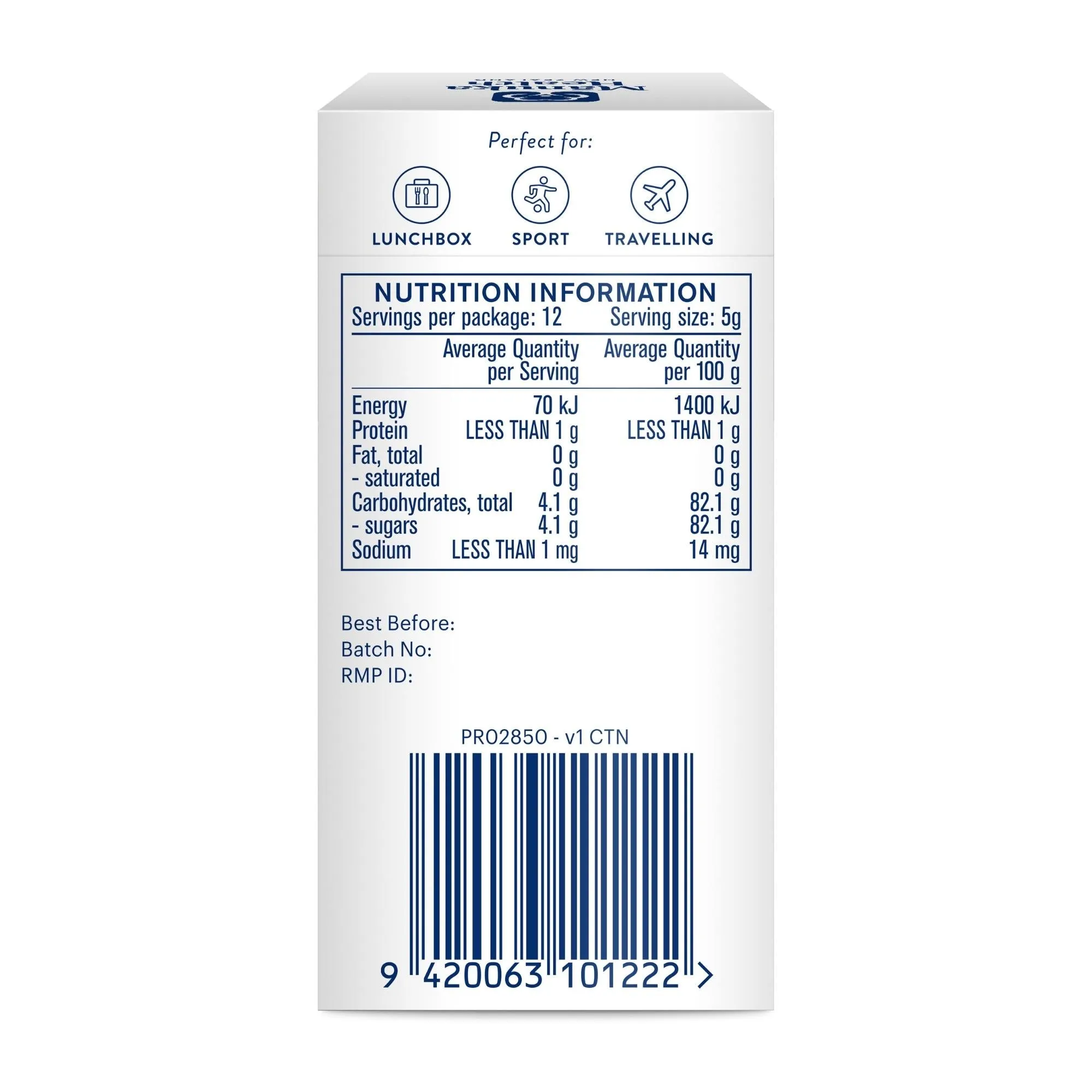 Manuka  Health MGO 100  Manuka Honey OnTheGo Snap Packs BBE 29.12.2024