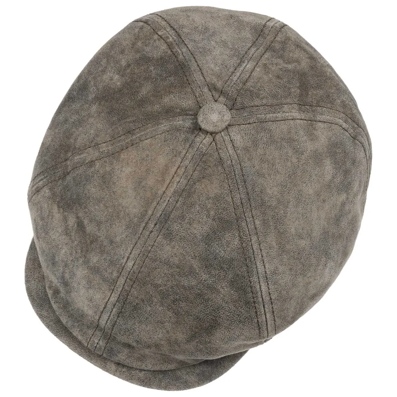 McCook Vintage Leather Cap by Stetson