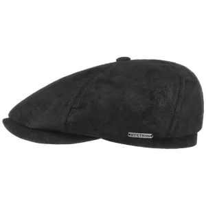 McCook Vintage Leather Cap by Stetson