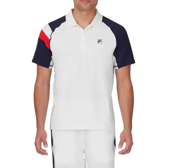 Mens Fila Essentials Short Sleeve Polo