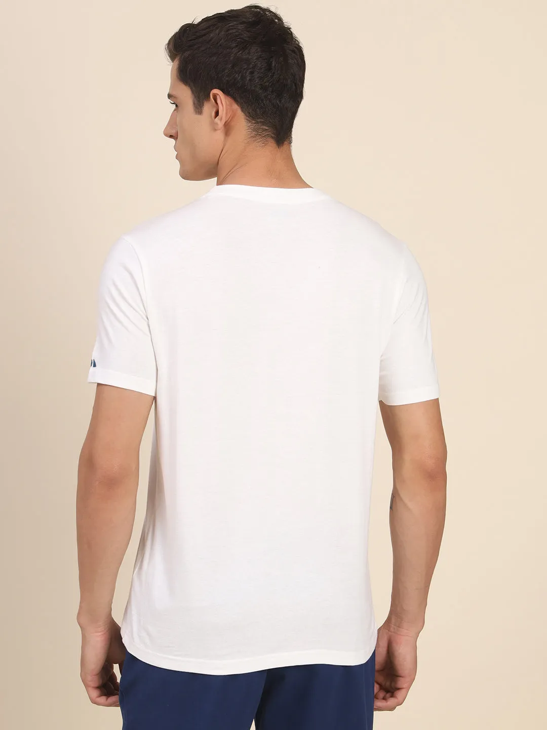 Men's Offwhite Tshirts Wardrobe Essentials Soft And Stretchy Fabric