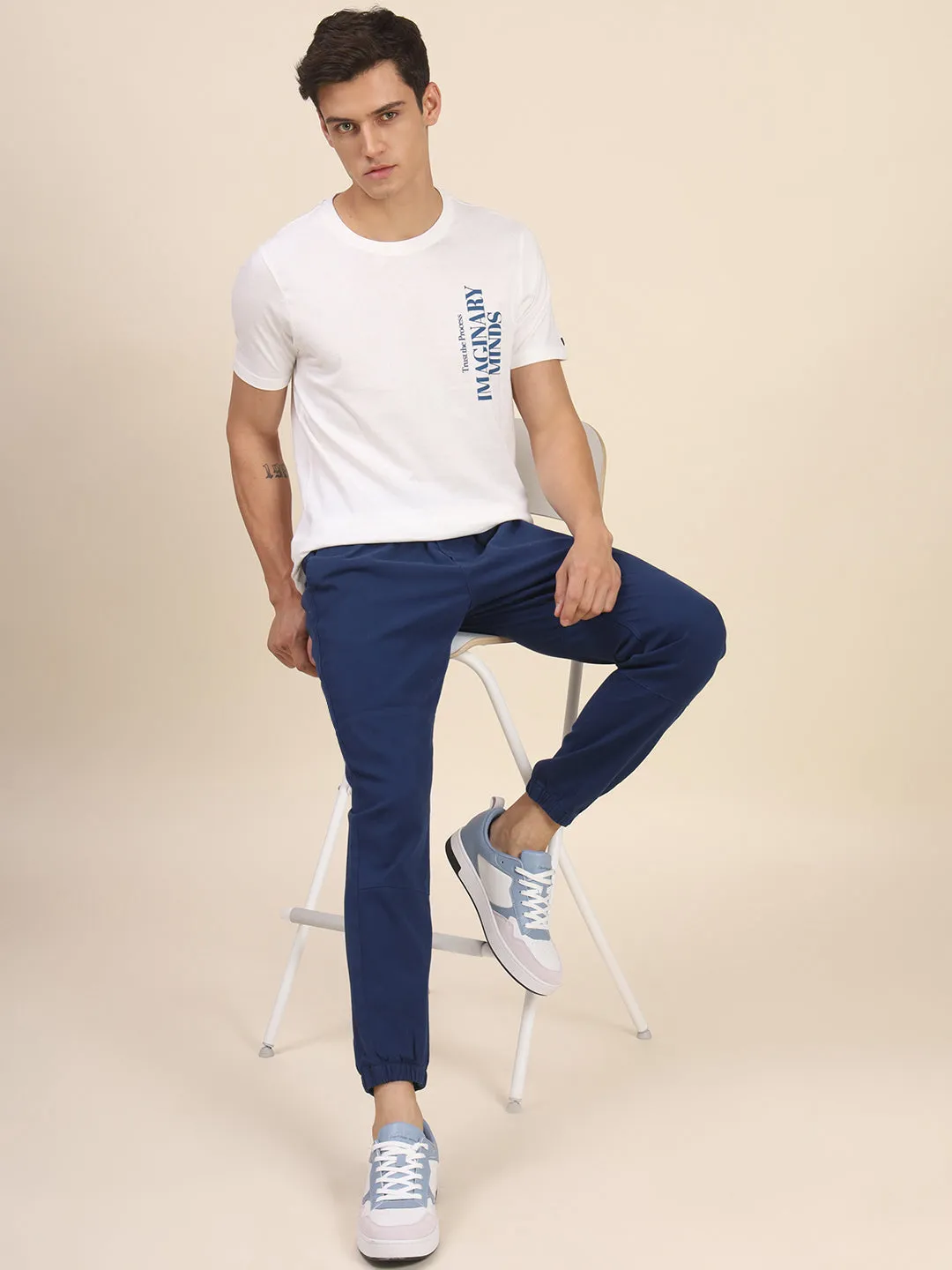 Men's Offwhite Tshirts Wardrobe Essentials Soft And Stretchy Fabric