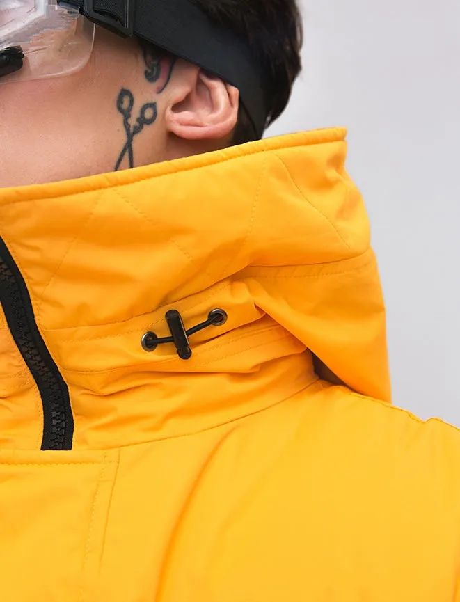 Men's Winter Warm Thick Down Hooded Long Parka