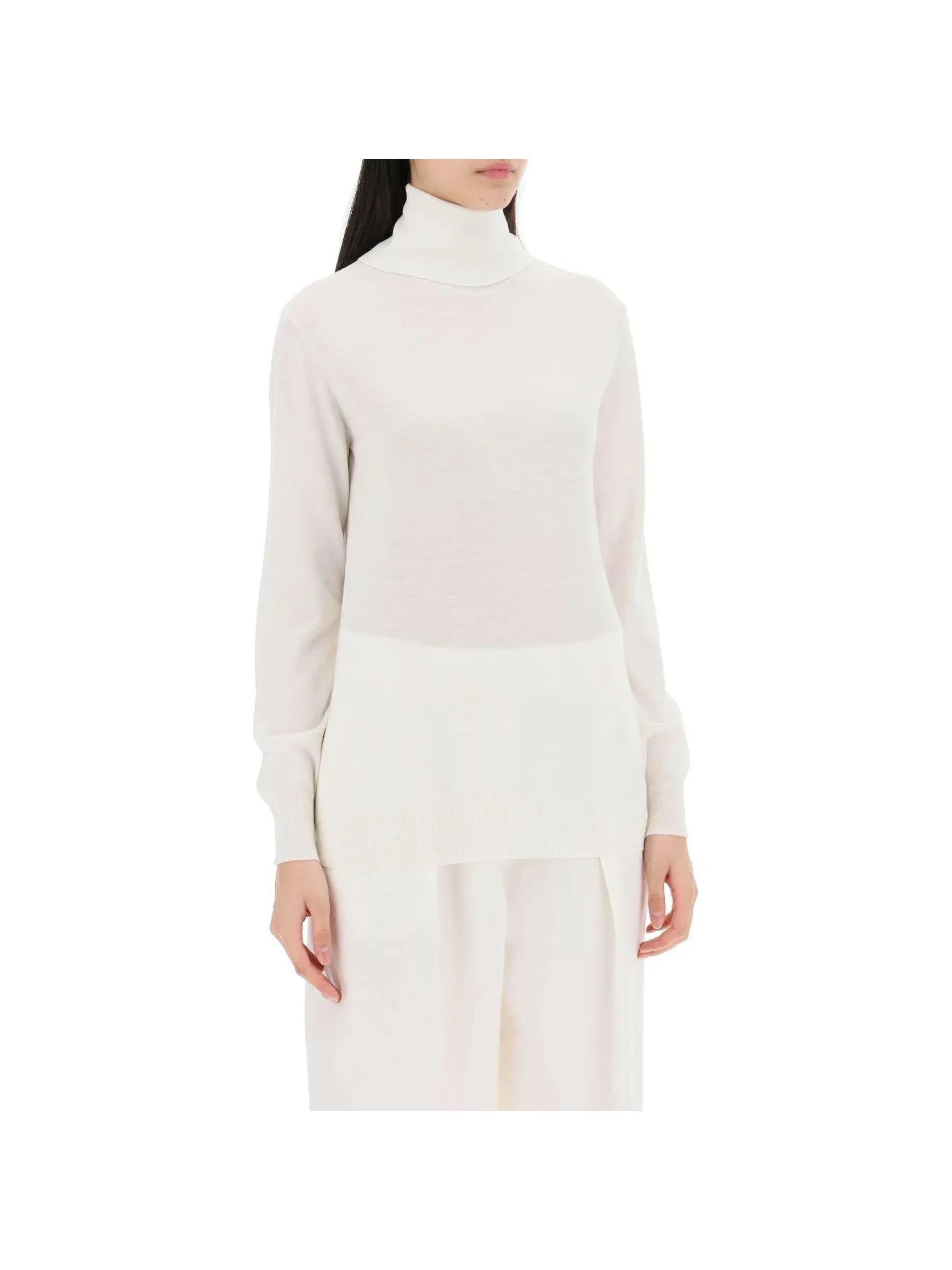 Merino Wool Turtleneck Sweater