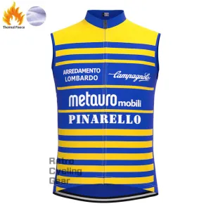 metauro Fleece Retro Cycling Vest