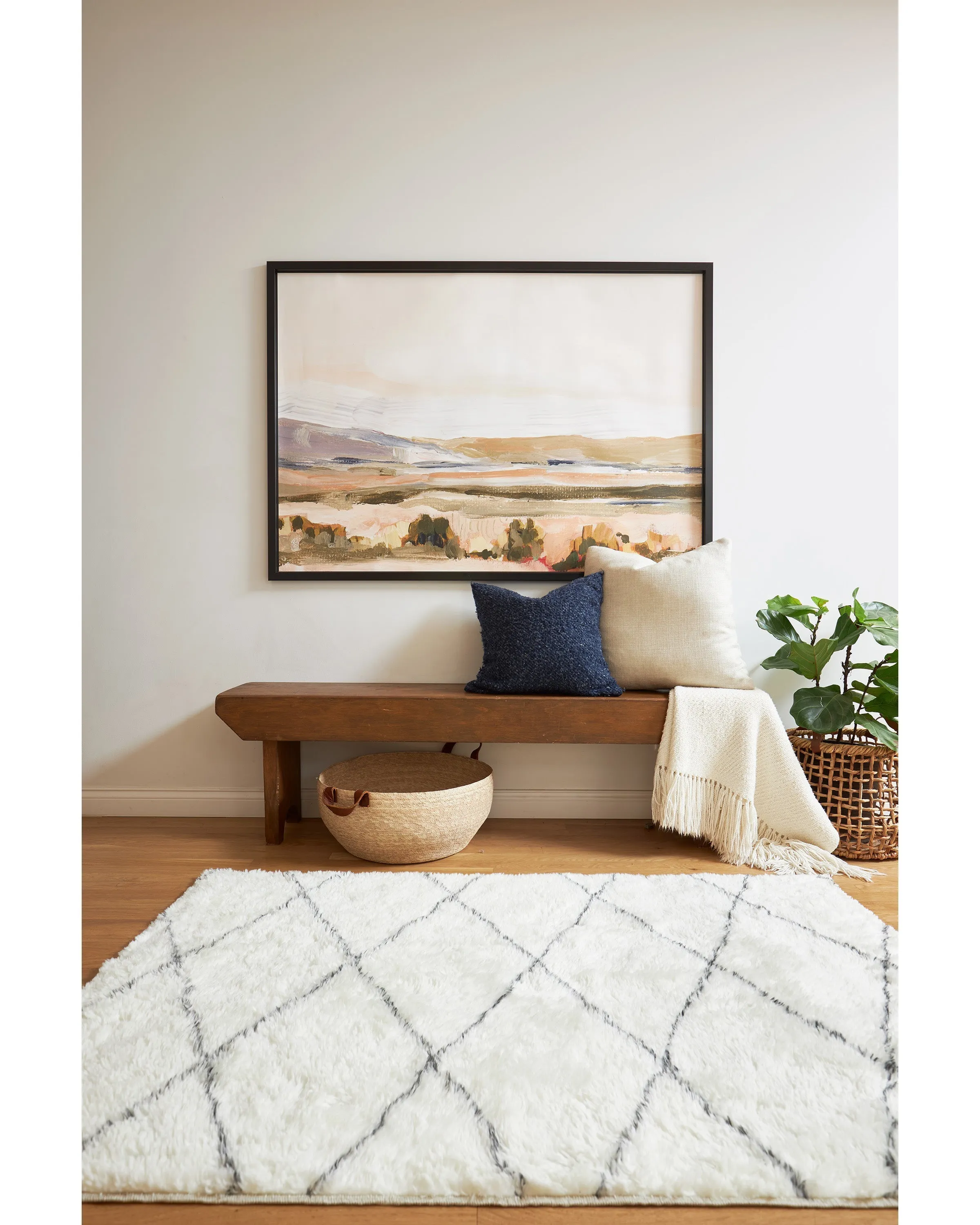 Moroccan Diamond Plush Rug