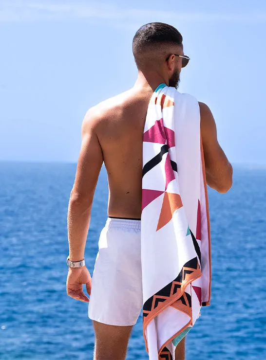 Multicolor Al Sadu Beach Towel