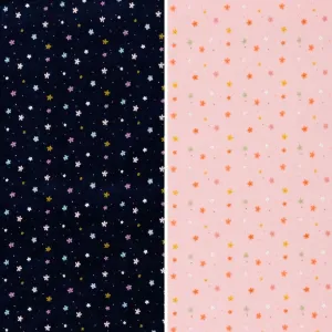 Multicoloured Mini Floral Nicky Velour Fabric