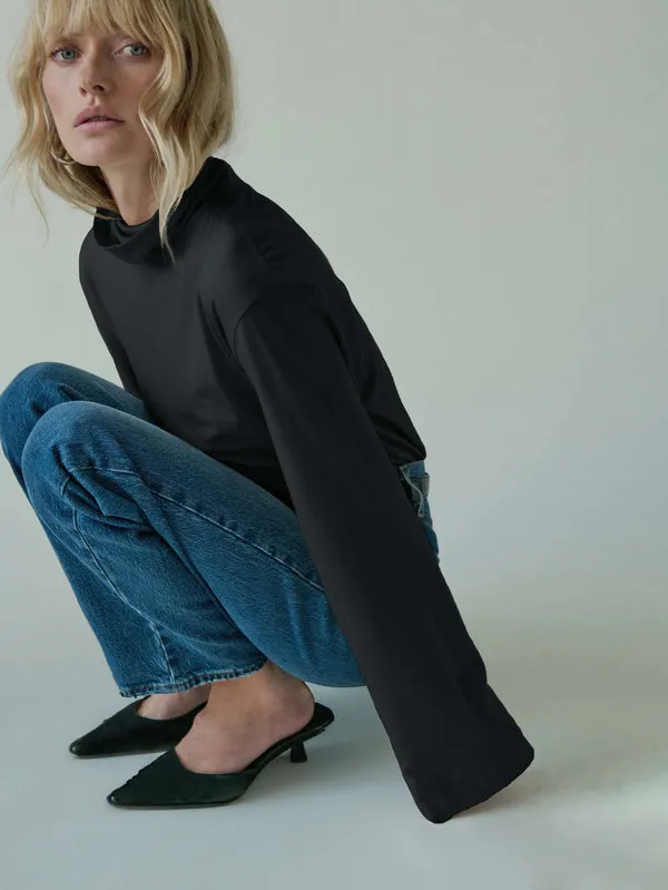 Neo Mock Neck Tee Shirt