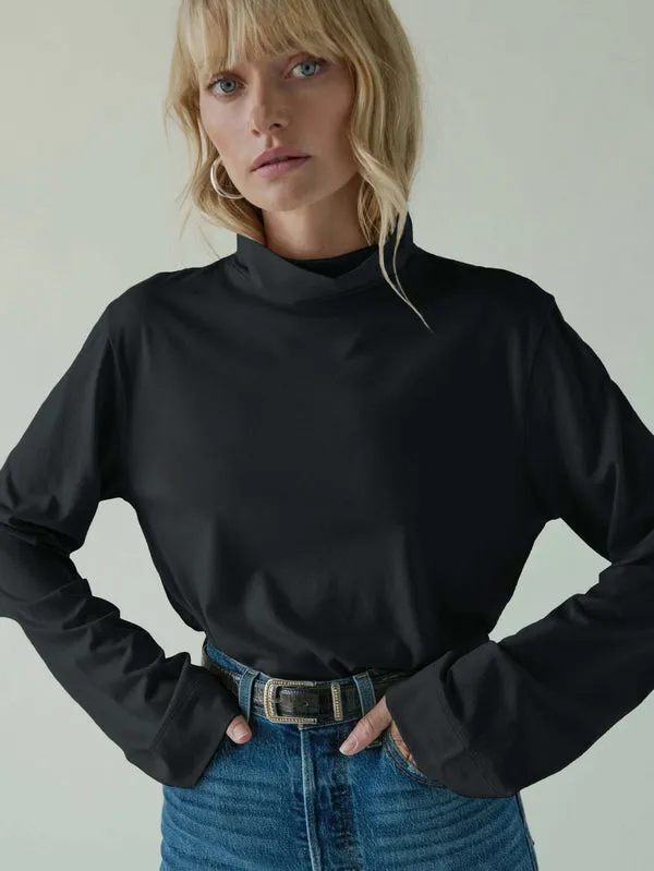 Neo Mock Neck Tee Shirt