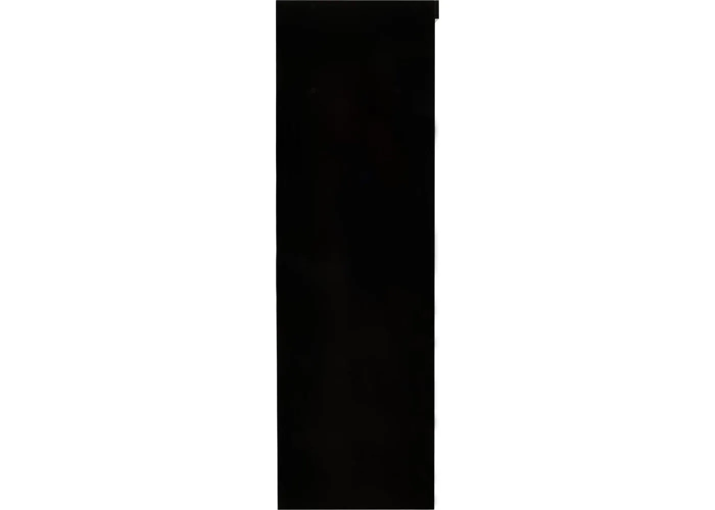 Nevada Black Gloss 3-Door Sliding Wardrobe by Wholesale Beds