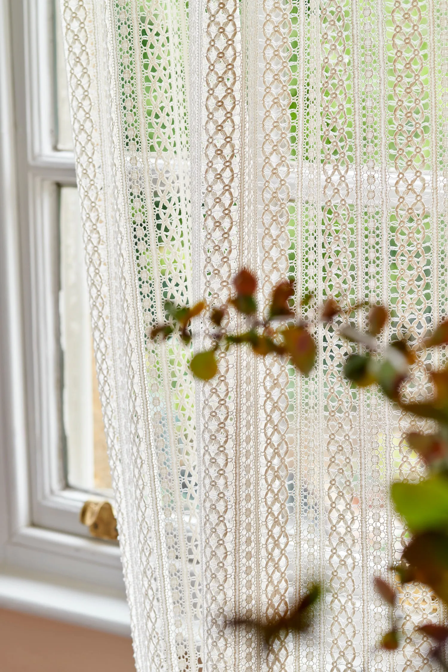 NEW Belvoir Lace Fabric Natural