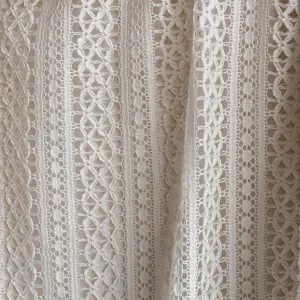 NEW Belvoir Lace Fabric Natural