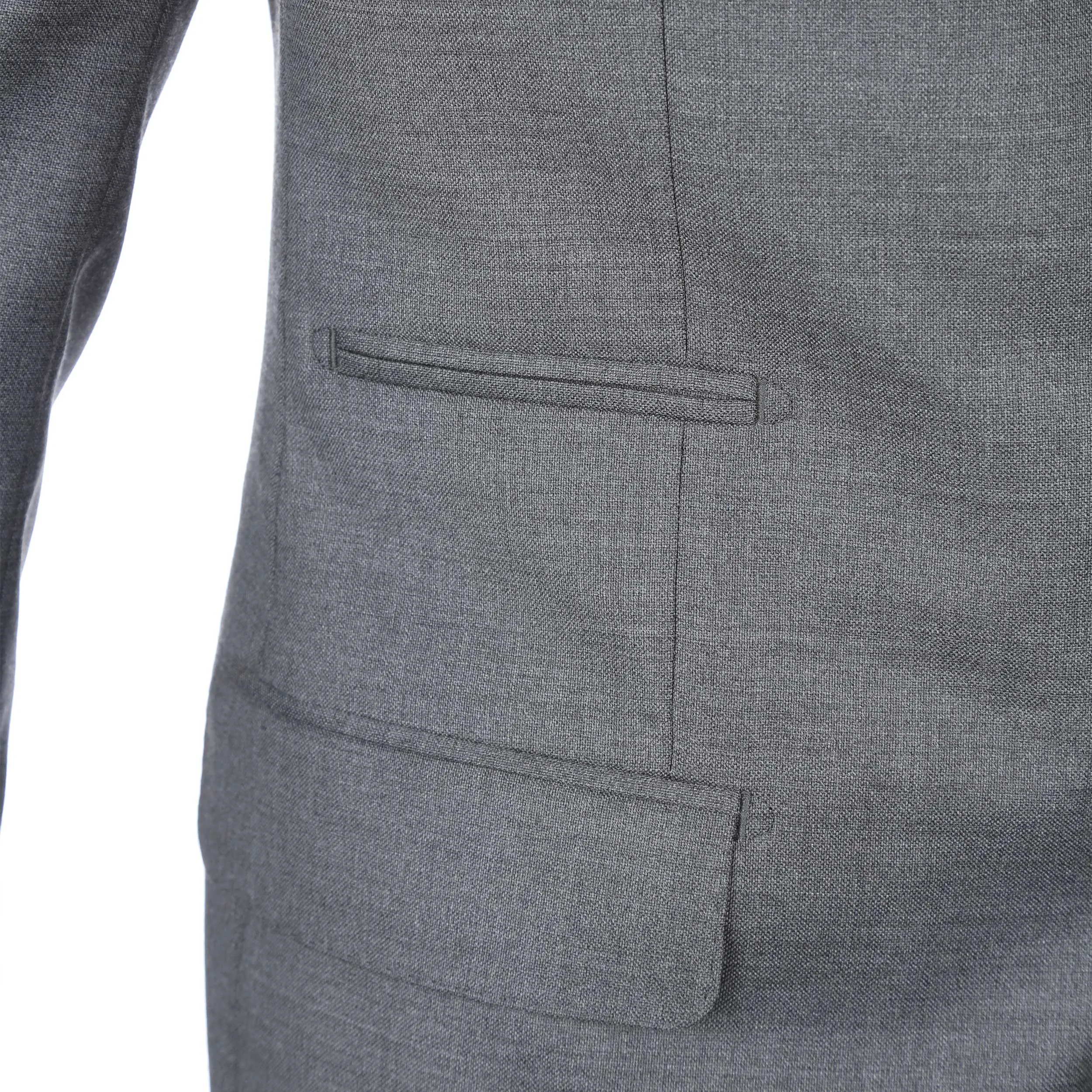 Norton Barrie Bespoke Suit in Mid Grey Lora Piana