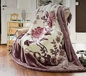 OMAJA HOME Cloudy Kids Blanket Single Bed Double Ply Super Soft Fabric Mink for Heavy Winters with English Colors 50 X 85 Inches for Boys and Girls - Pack of 1